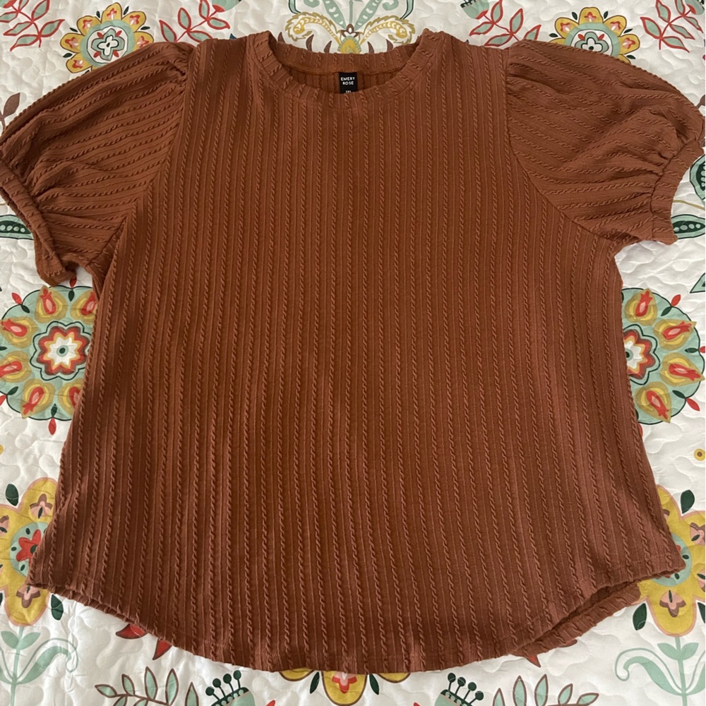 Brown blouse